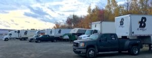 Flotte de camions complète